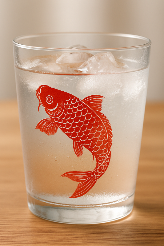 "Koi Magic Tumbler" – A Color-Changing Glass Inspired by Japanese Elegance